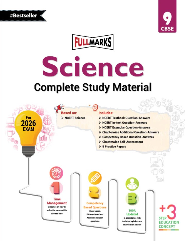 Full Marks Science Complete Study Material Class 9 | Based on New NCERT Science Textbook and CBSE Syllabus